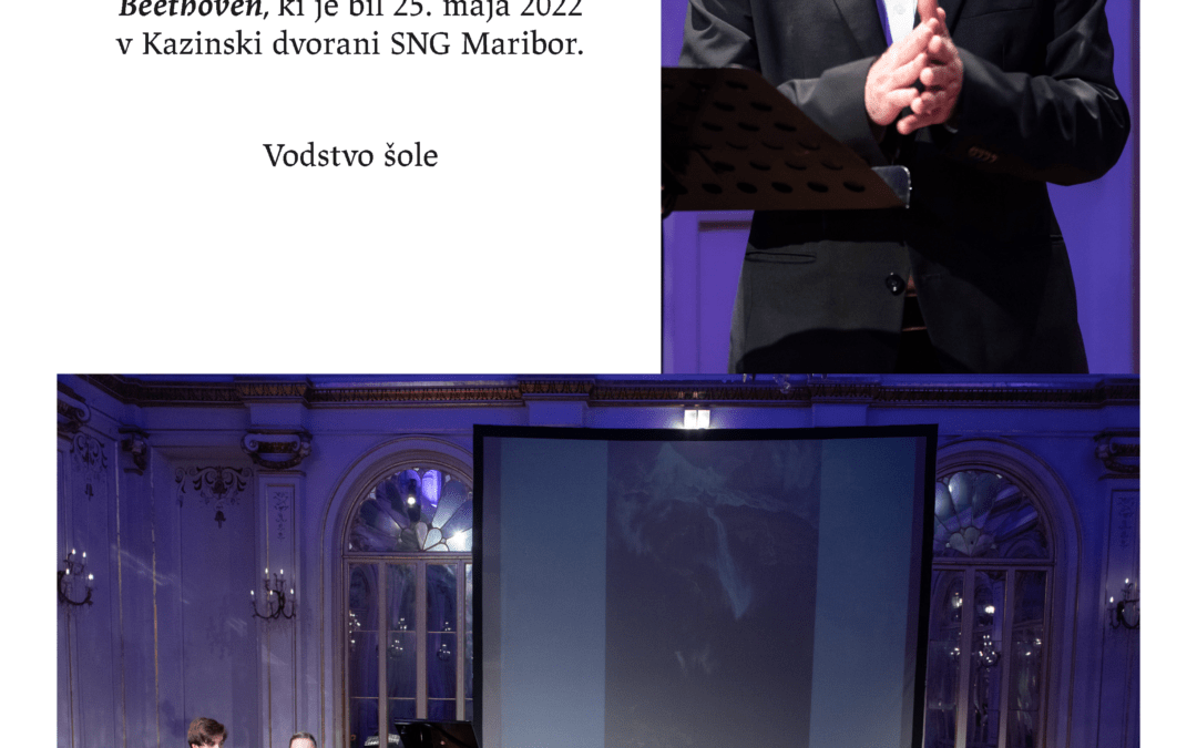 Čestitka za koncert Poklon geniju Beethoven