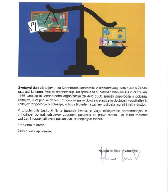 Svetovni dan učiteljev