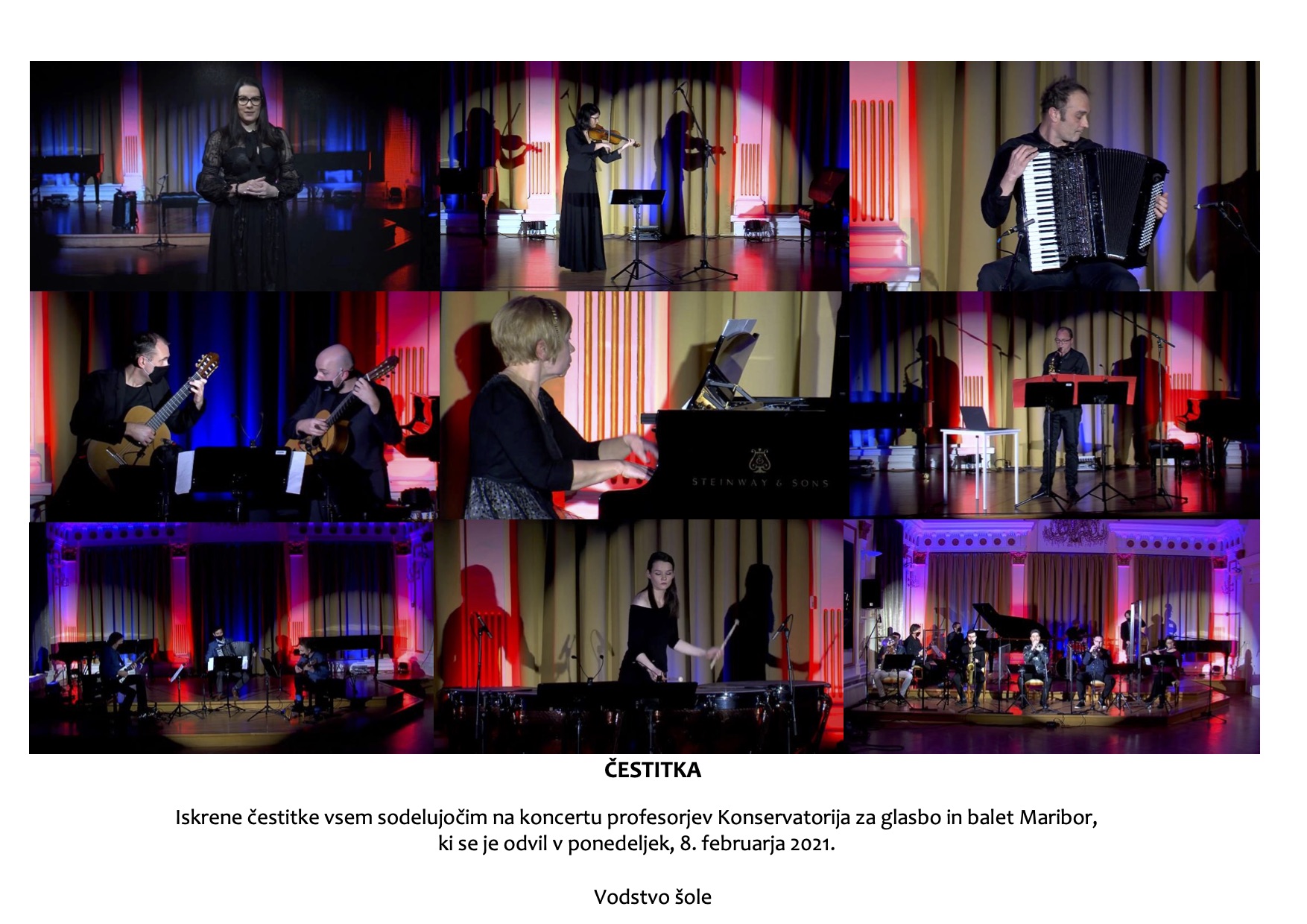 Čestitka za koncert učiteljev 2021 Čestitka za koncert učiteljev 2021