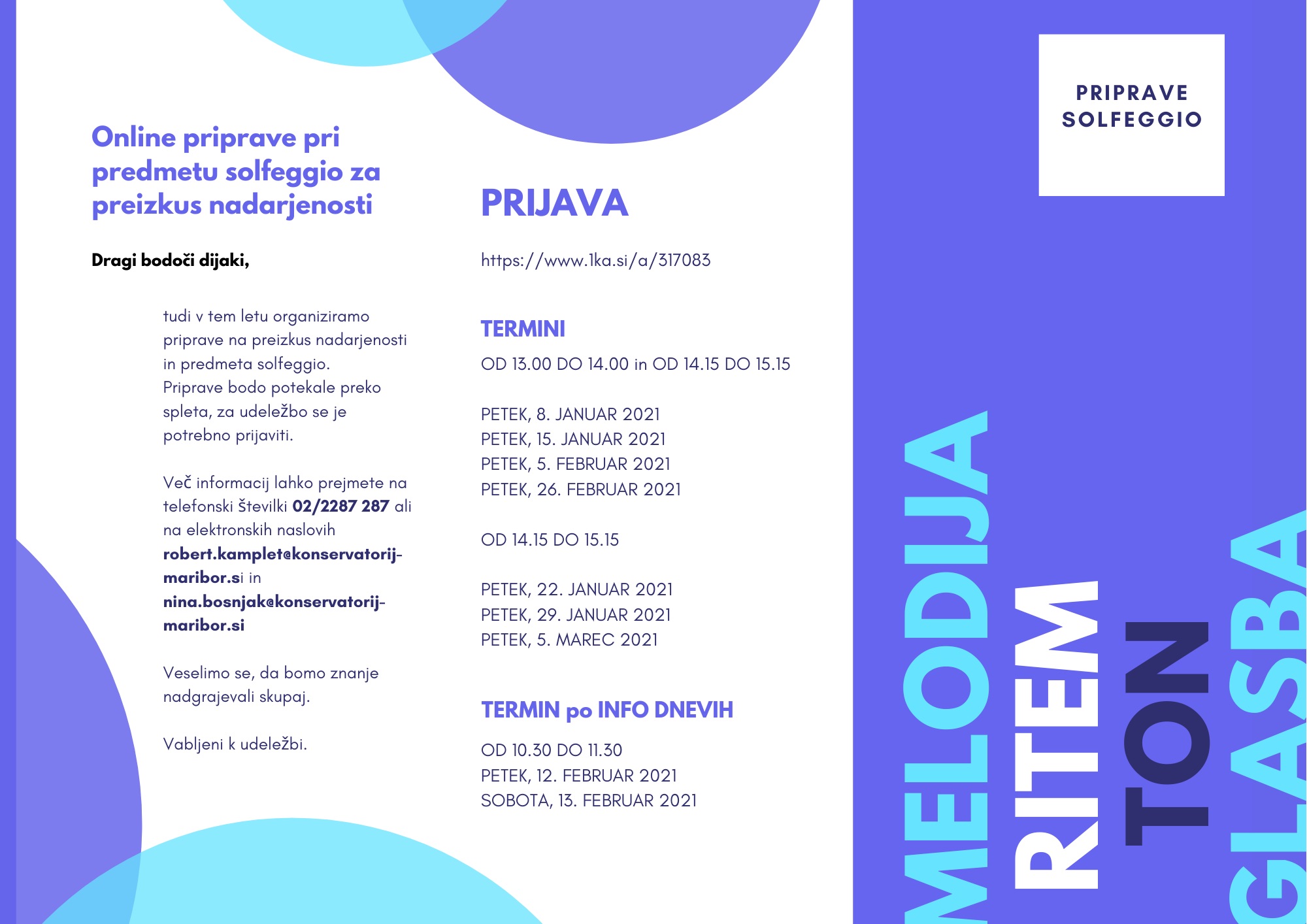 Dodatne priprave na preizkus nadarjenosti 2021 Dodatne priprave na preizkus nadarjenosti 2021