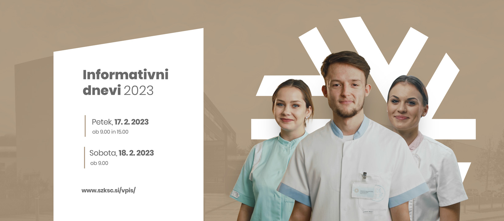 Informativni dan in informacije o vpisu 2023 Informativni dan in informacije o vpisu 2023