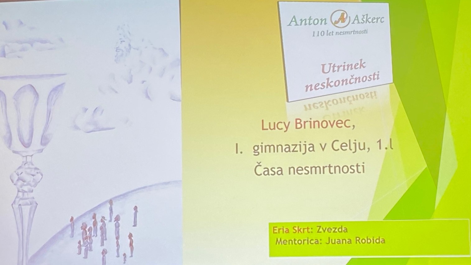 Še dva nagrajena prispevka literatke in likovnice Še dva nagrajena prispevka literatke in likovnice