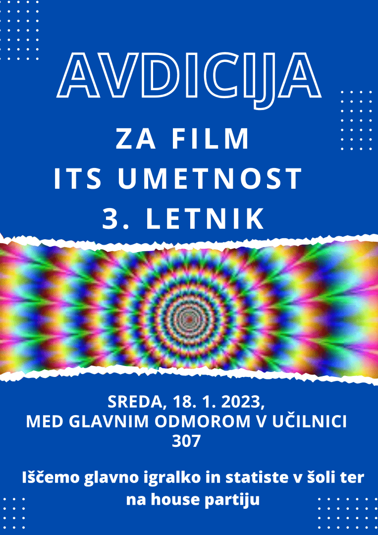 Vabilo na avdicijo Vabilo na avdicijo