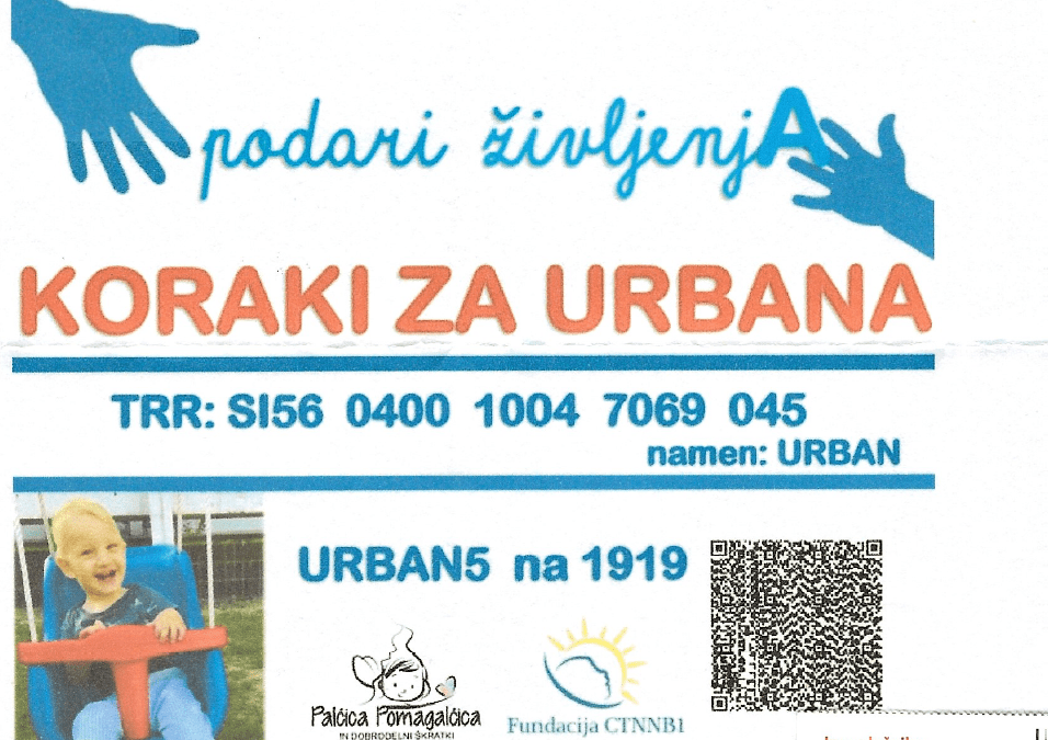Koraki za Urbana – dijaki donirali 940 EUR