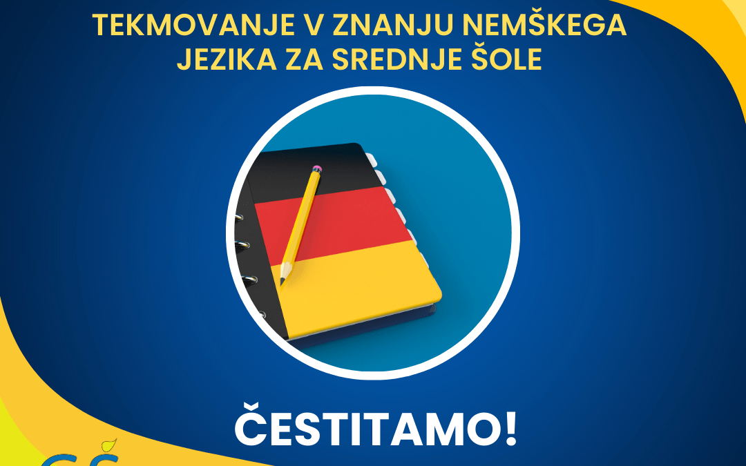 Šolsko tekmovanje v znanju nemškega jezika za srednje šole