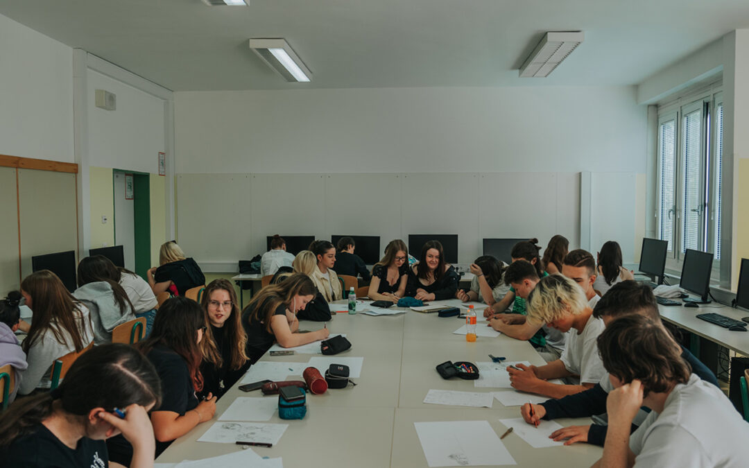 Projektni dan z ilustratorjem Davidom Krančanom