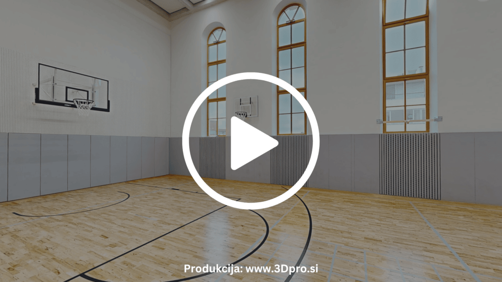 prenovljena telovadnica gimanzije kranj