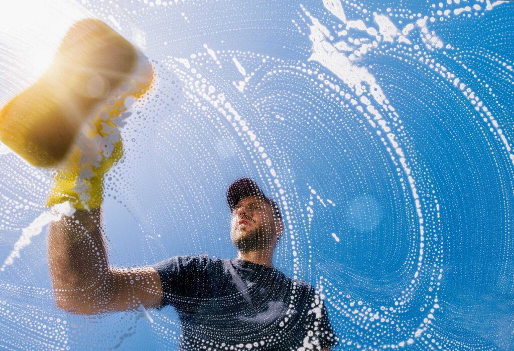 Poklic - čistilec oken