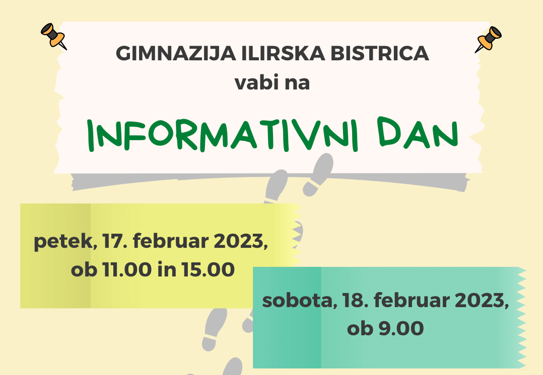 Informativni dan Gimnazije Ilirska Bistrica
