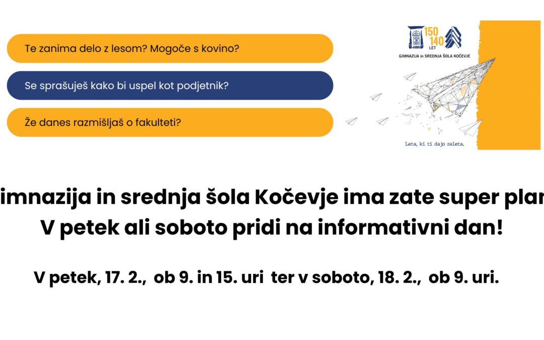 INFORMATIVNI DNEVI 2023