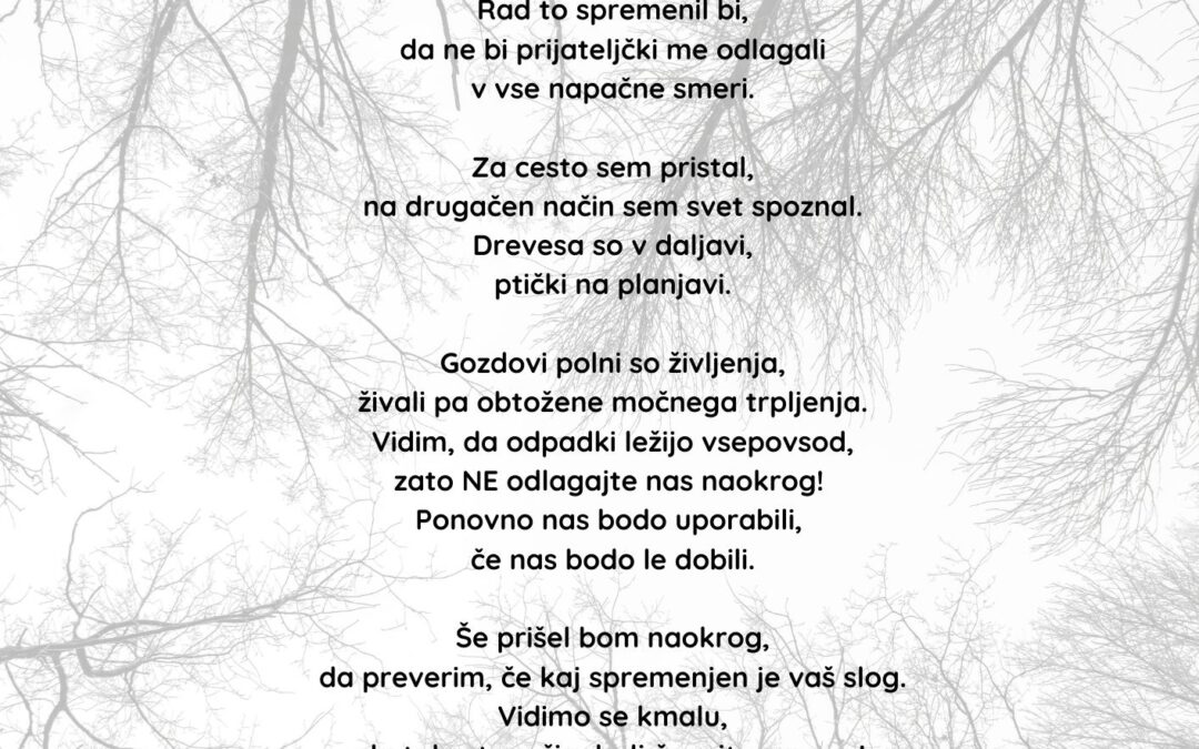 MAJA ŽAVSKI osvojila 1. mesto na likovno-literarnem natečaju projekta LEAF – Znanje o gozdovih