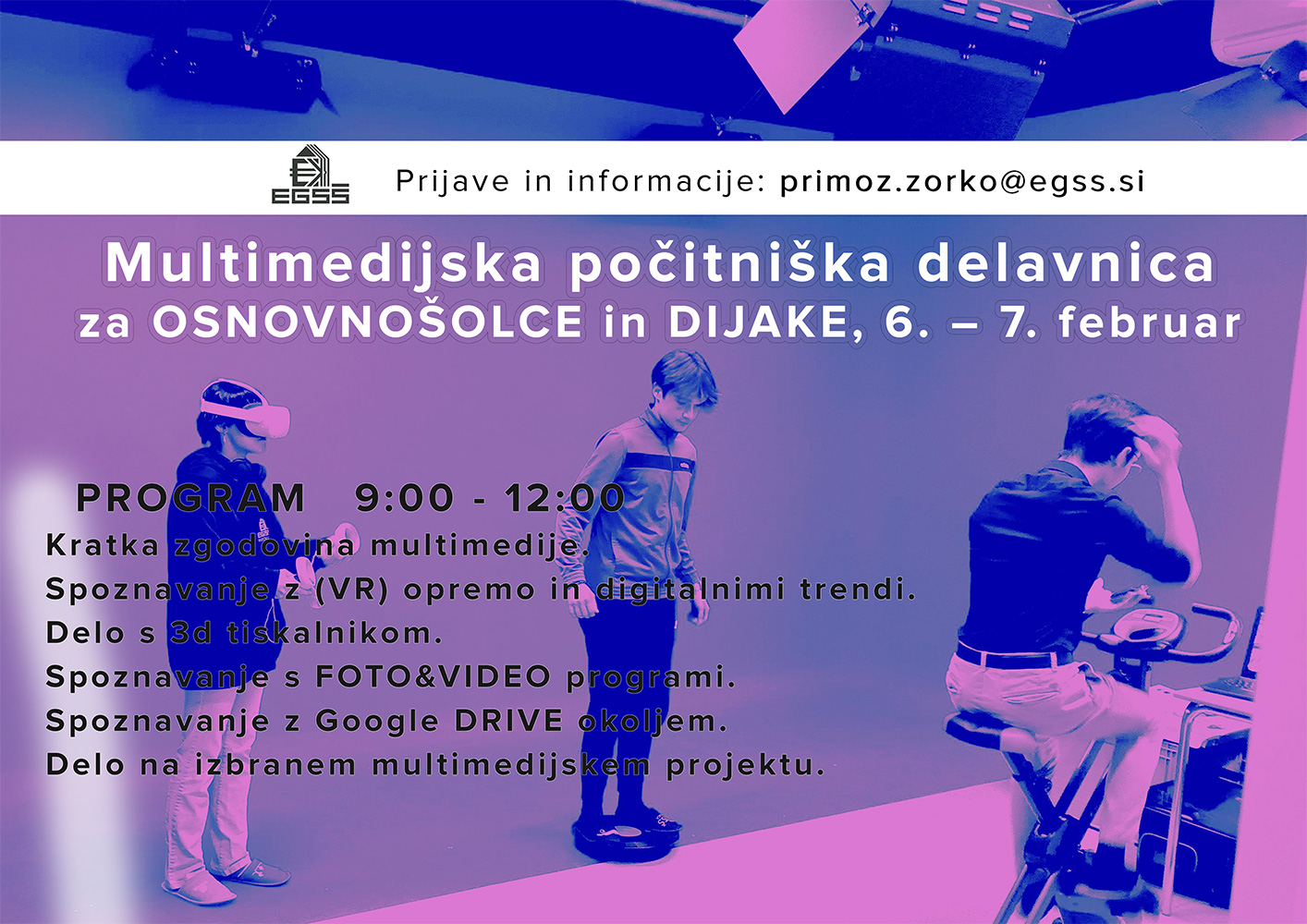 Zimska počitniška multimedijska delavnica