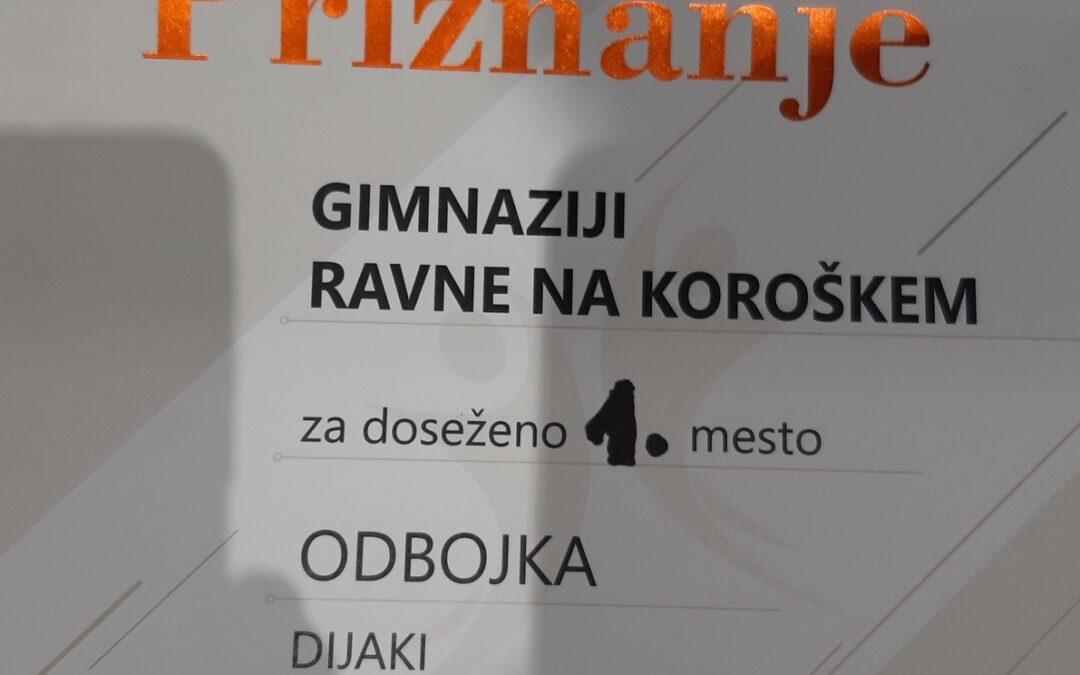 ZMAGA NAŠIH ODBOJKARJEV V MARIBORU