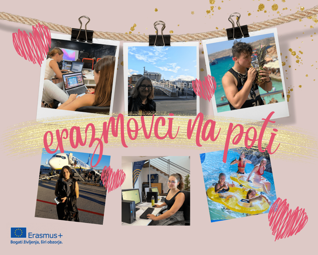 S projektom Erasmus+ po Evropi S projektom Erasmus+ po Evropi