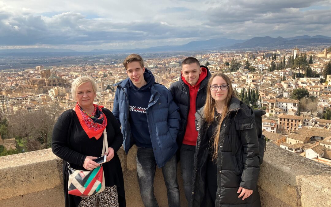 Utrinki dijakov z Erasmus+ srečanja v Španiji