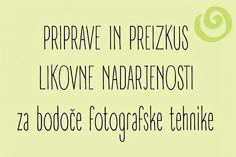 Priprave in preizkus likovne nadarjenosti