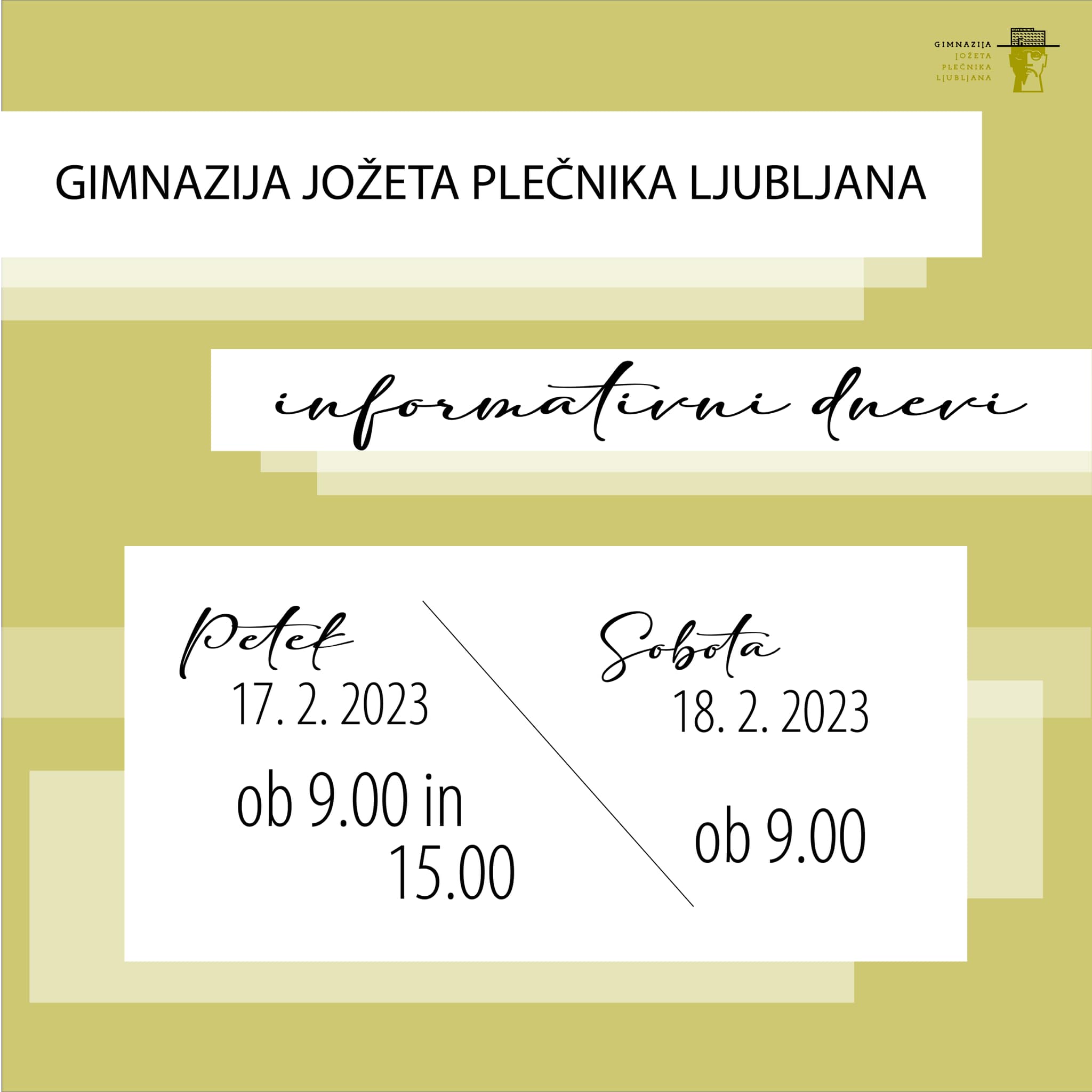 Informativni dnevi 2023 – posebne predstavitve