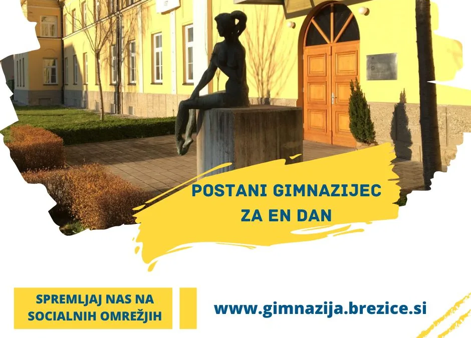 POSTANI GIMNAZIJEC ZA EN DAN