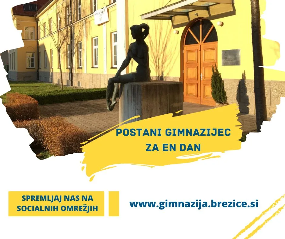POSTANI GIMNAZIJEC ZA EN DAN POSTANI GIMNAZIJEC ZA EN DAN