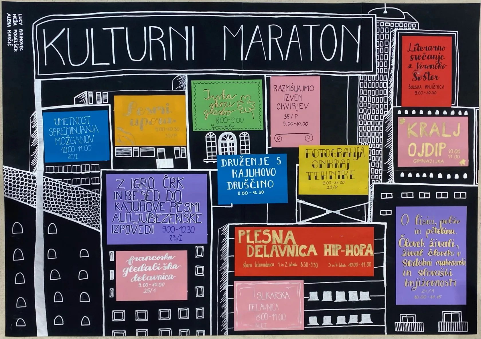 V petek »tečemo« Kulturni maraton! V petek »tečemo« Kulturni maraton!