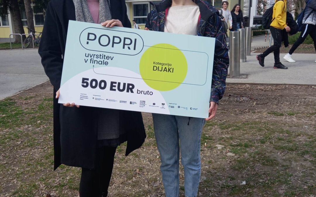 Naša dijakinja Katja Mogilnicki z odlično podjetniško idejo