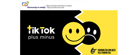 Natečaj TikTok plus minus
