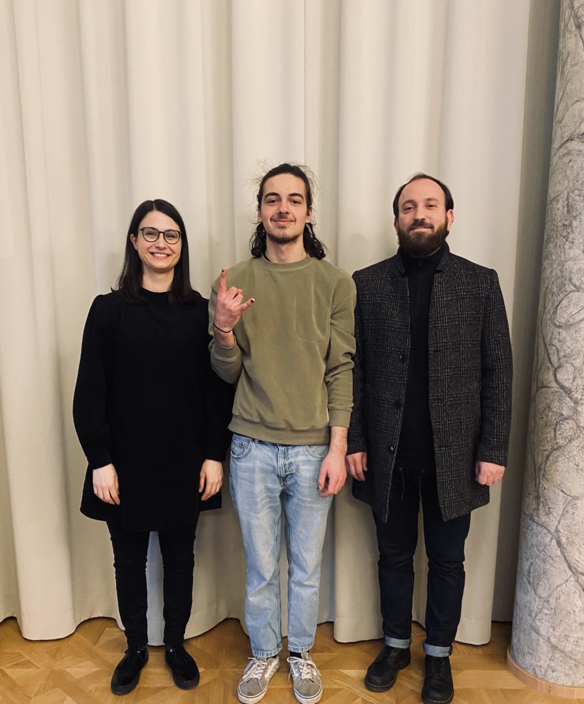 Tristan Arko z mentorjema