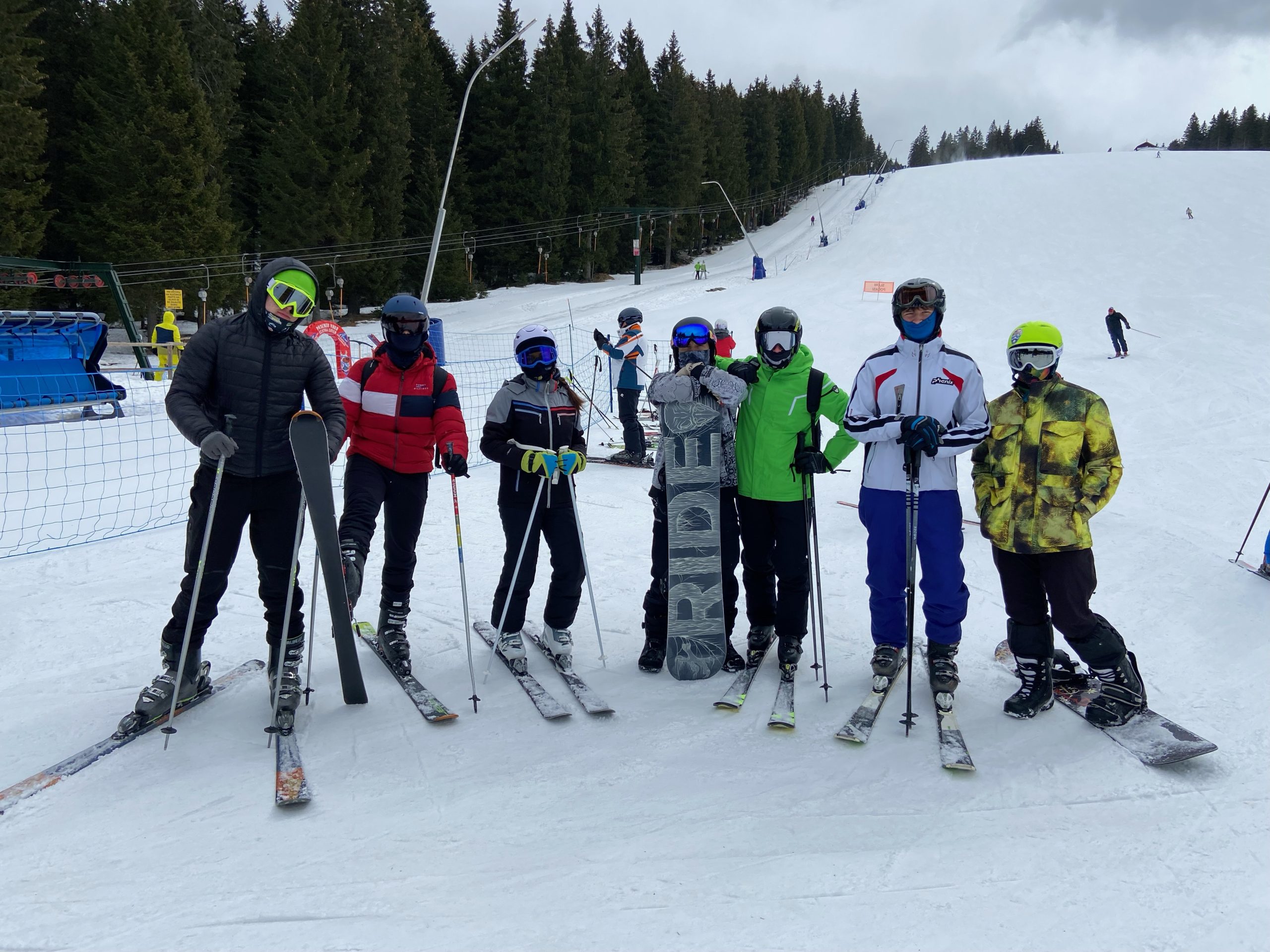 Fotografski utrinki zimskega športnega dne