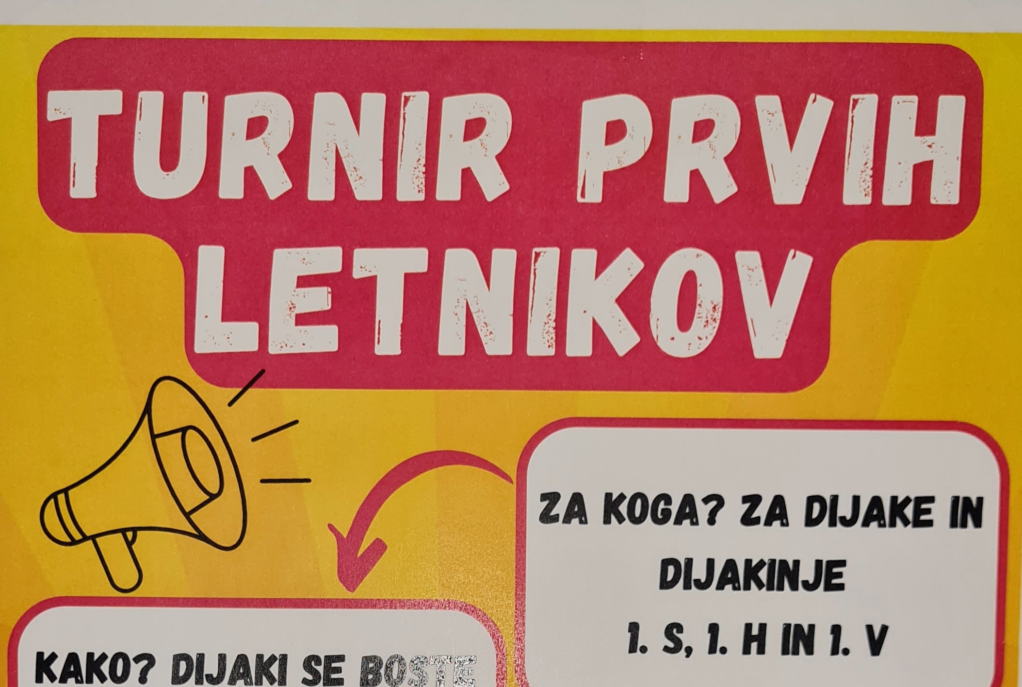 Turnir 1. letnikov Turnir 1. letnikov
