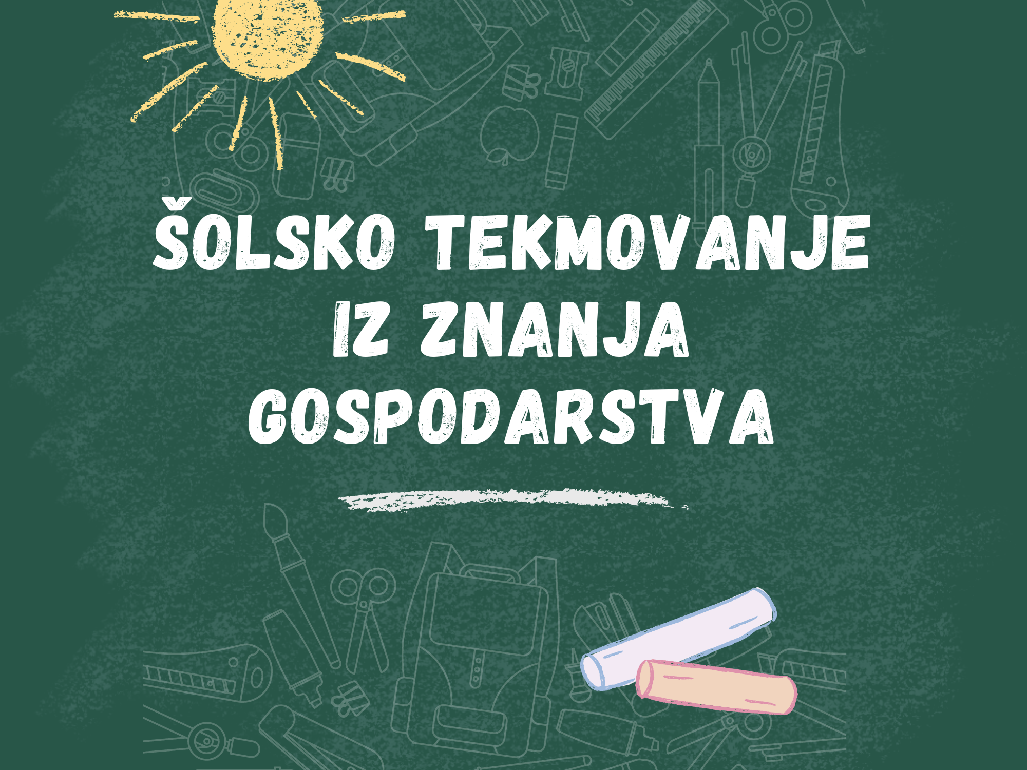Šolsko tekmovanje iz znanja gospodarstva za 4. S