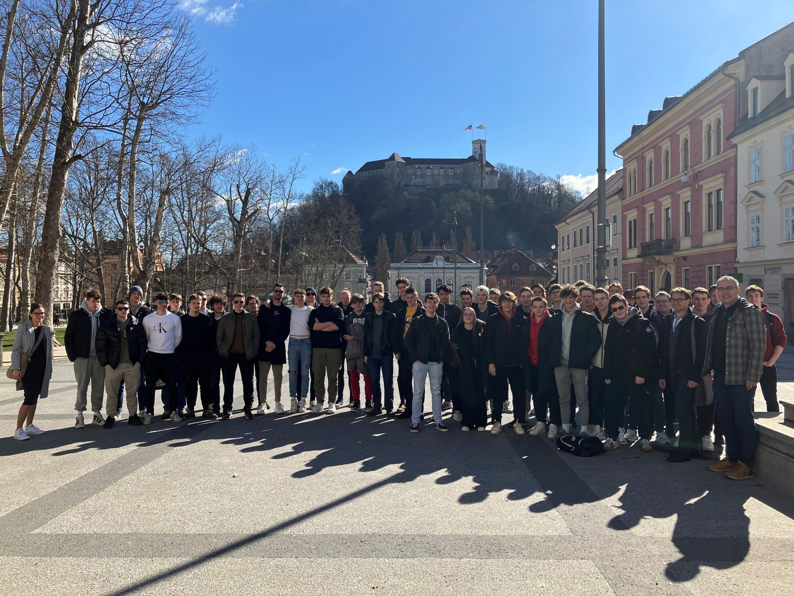 Naši gimnazijci v Ljubljani
