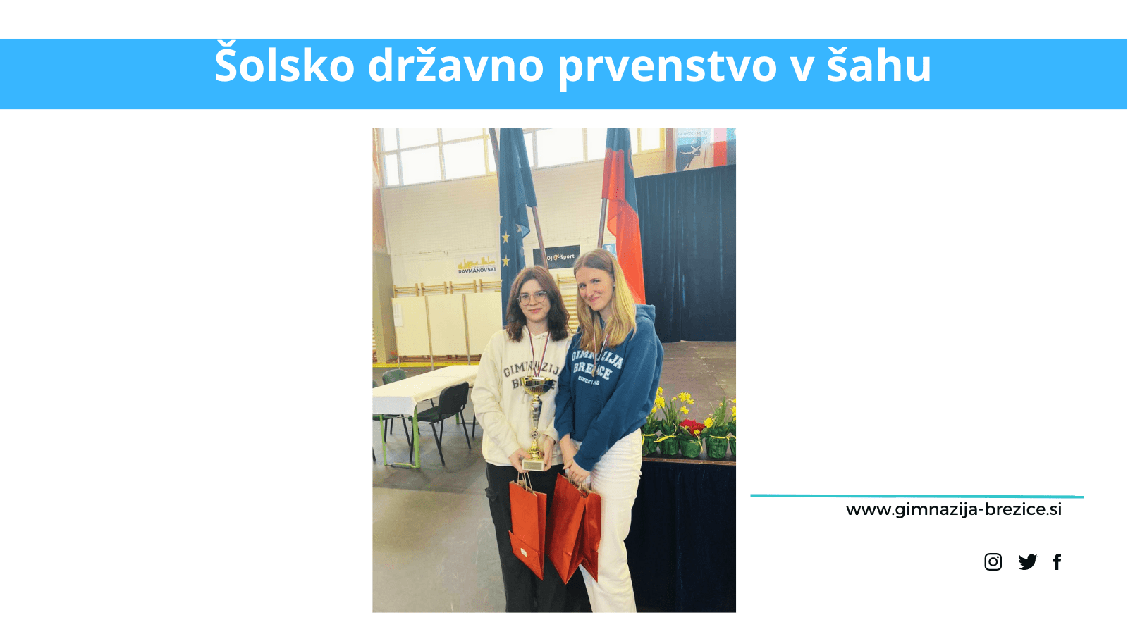 Šolsko državno prvenstvo v šahu za dijakinje 