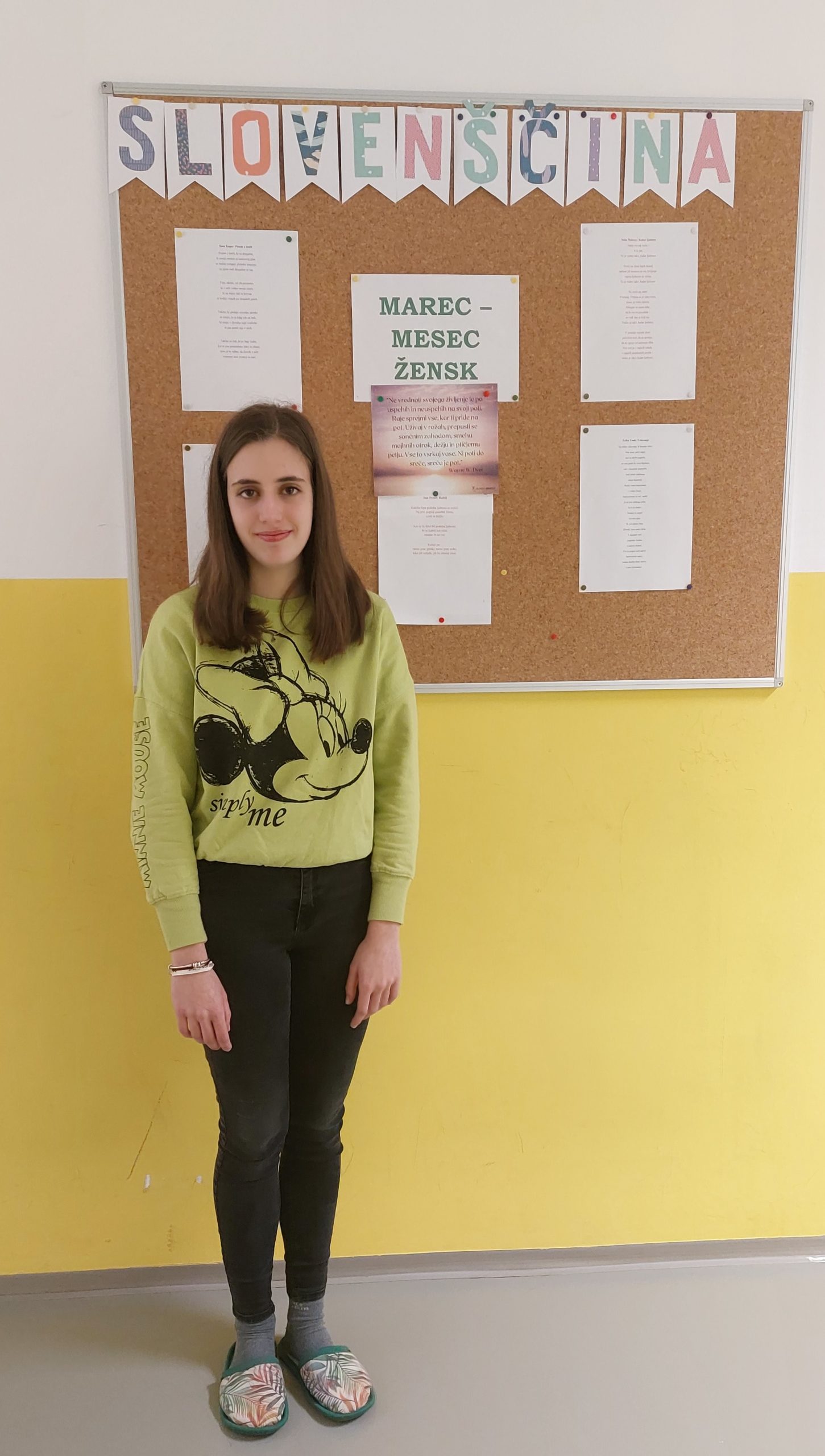 Maja Recek osvojila srebrno priznanje na državnem tekmovanju iz znanja slovenščine za Cankarjevo priznanje