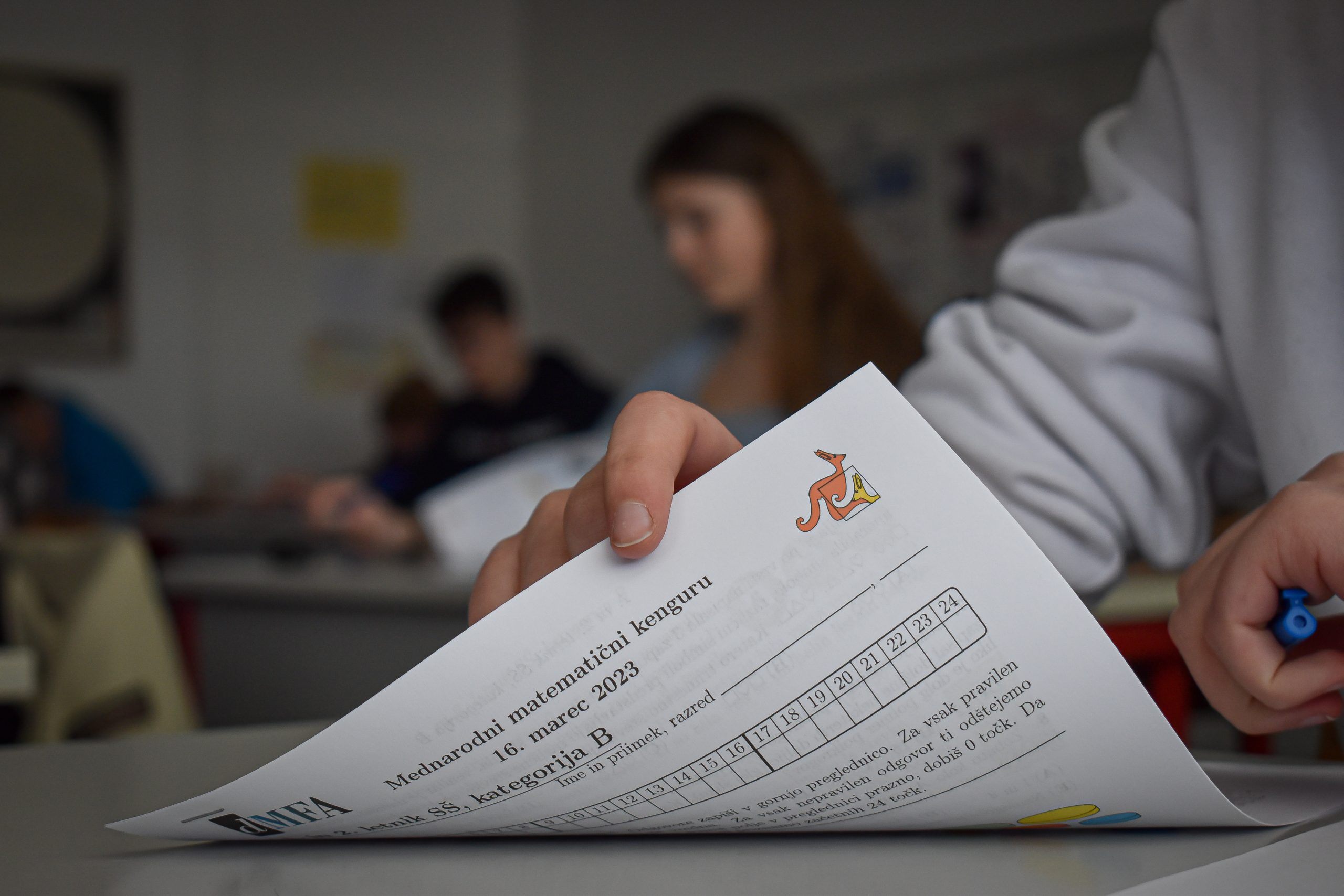 Šolsko matematično tekmovanje Kenguru Šolsko matematično tekmovanje Kenguru