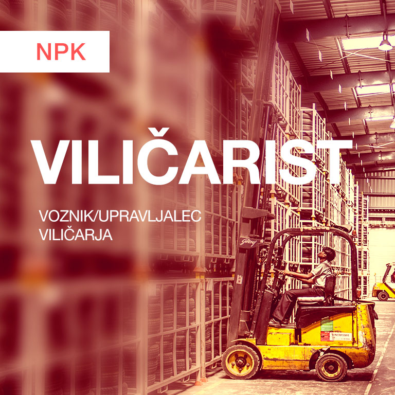 NPK: Viličarist/ka (maj 2023) NPK: Viličarist/ka (maj 2023)