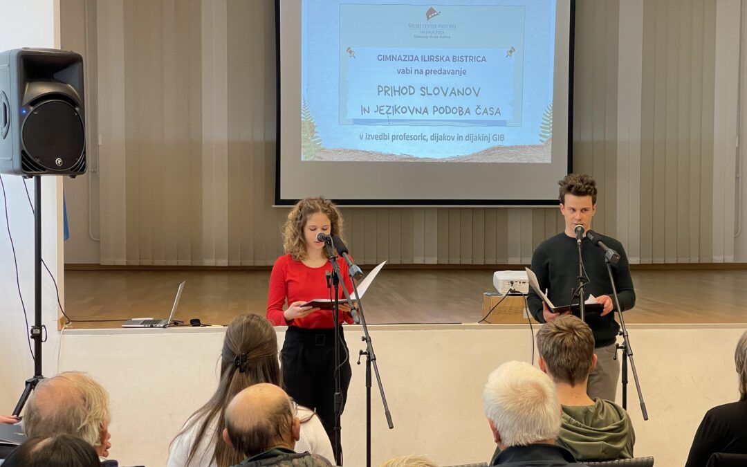 Zgodovinsko predavanje o naselitvi prednikov in jezikovni podobi srednjega veka