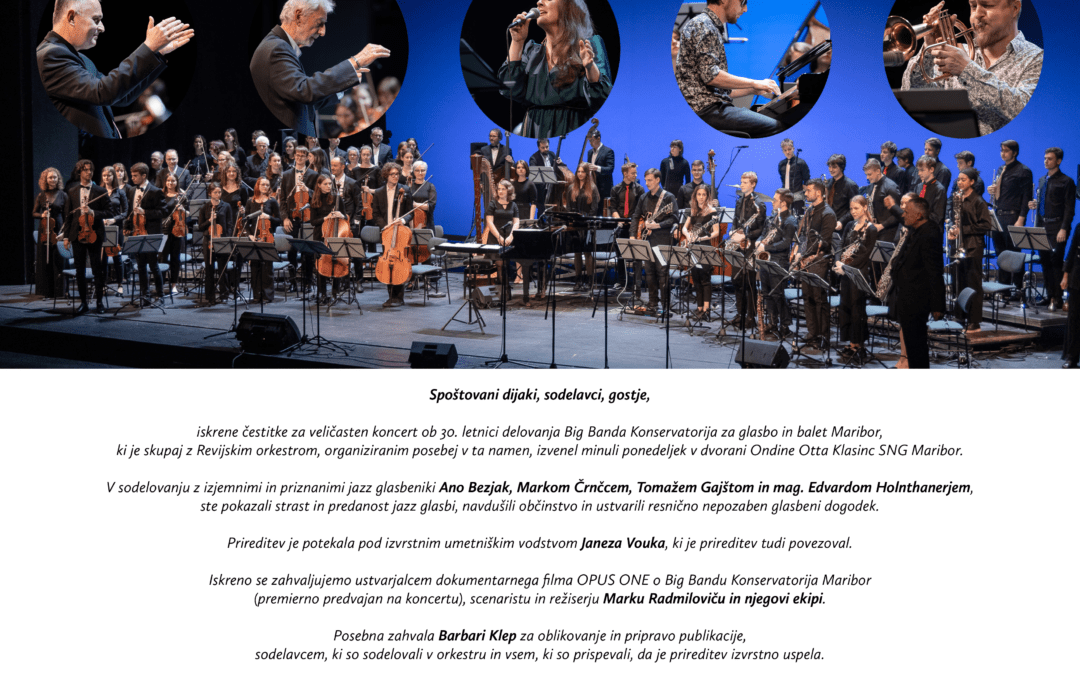 Čestitka za koncert Big Banda