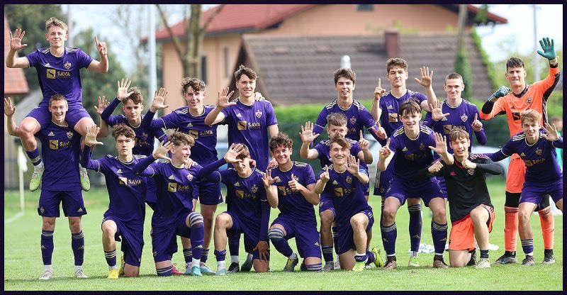 Niko Grlić z NK Maribor kadetski državni prvak v nogometu