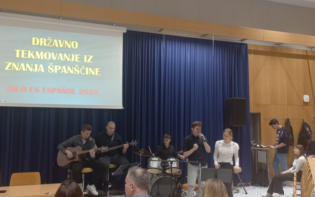 Srebrno priznanje na državnem tekmovanju iz španščine