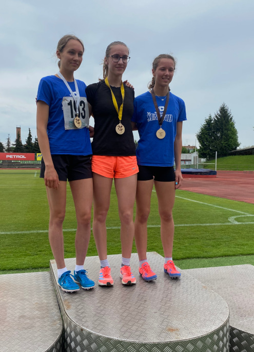 Taja Bertalanič, zmagovalka teka na 1000 m.