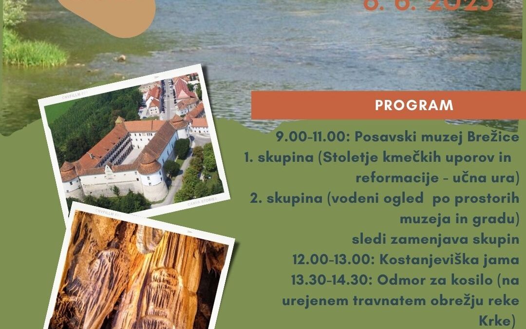 Ekskurzija za 1. e in 1. f  v Brežice