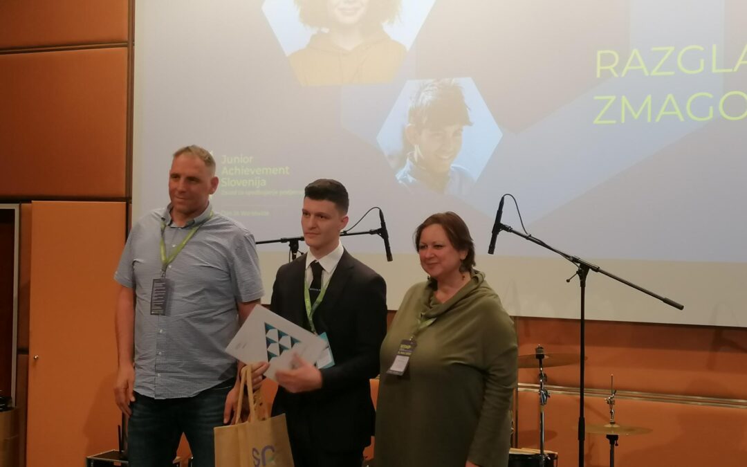 Odlični rezultati na nacionalnem tekmovanju JA Slovenija Moje podjetje