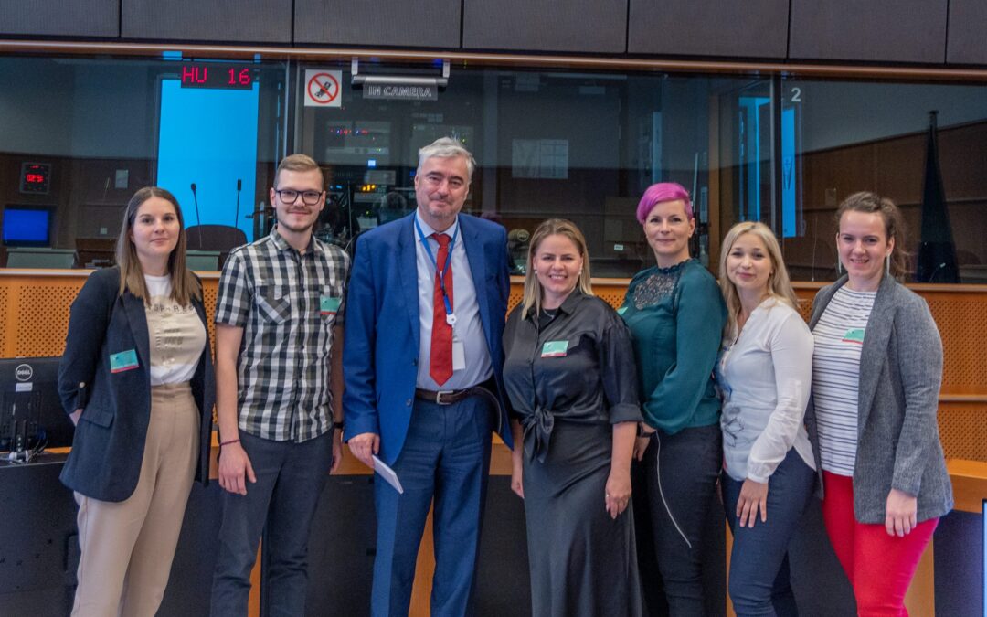 Obisk koordinatorjev projekta Erasmus+ Jean Monnet: Be the Change v Bruslju