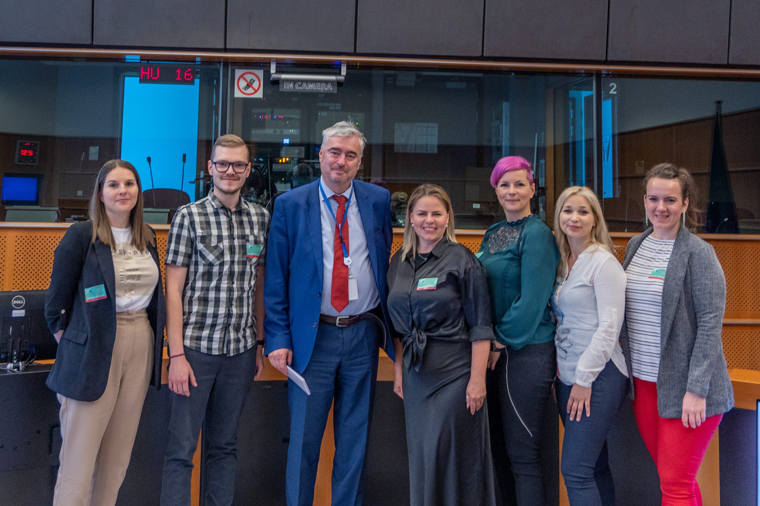 Obisk koordinatorjev projekta Erasmus+ Jean Monnet: Be the Change v Bruslju