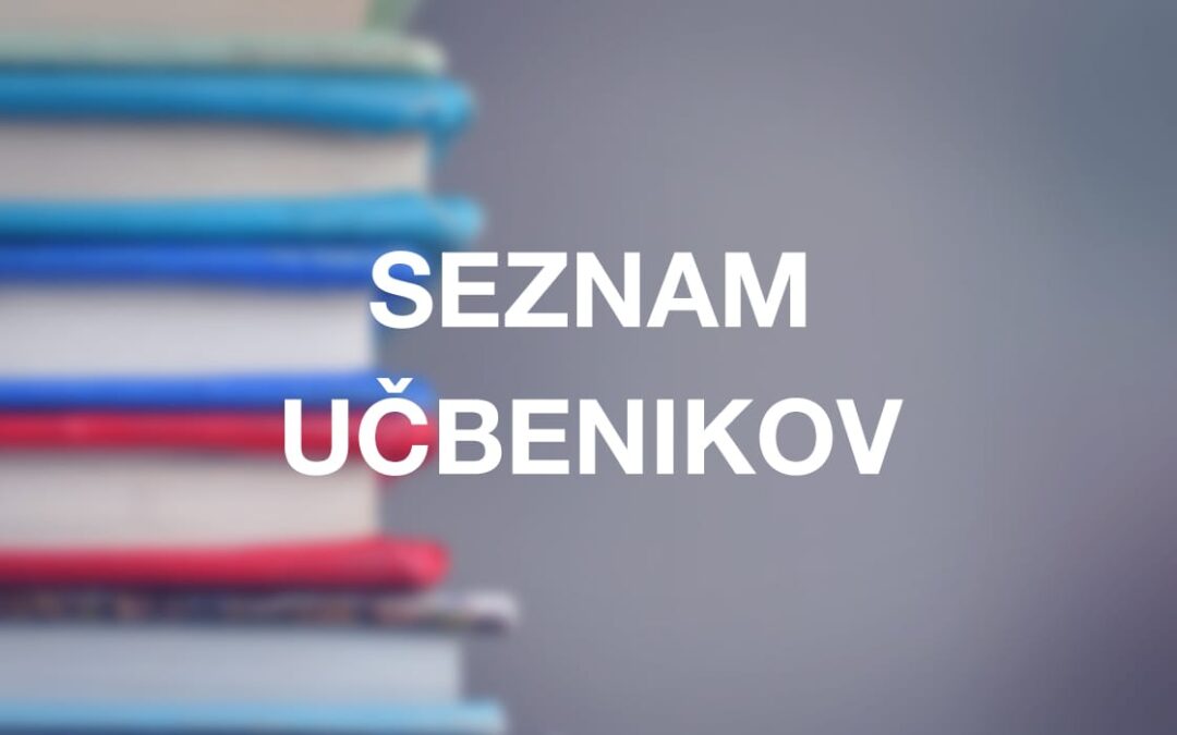 Seznam učbenikov za šolsko leto 2023/24