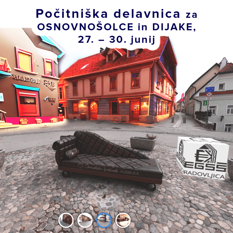 Poletna počitniška multimedijska delavnica za osnovnošolce in dijake