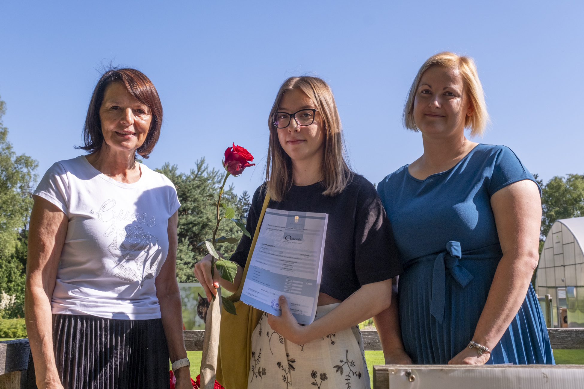Podelitev spričeval dijakom ob končani POM in ZI Podelitev spričeval dijakom ob končani POM in ZI
