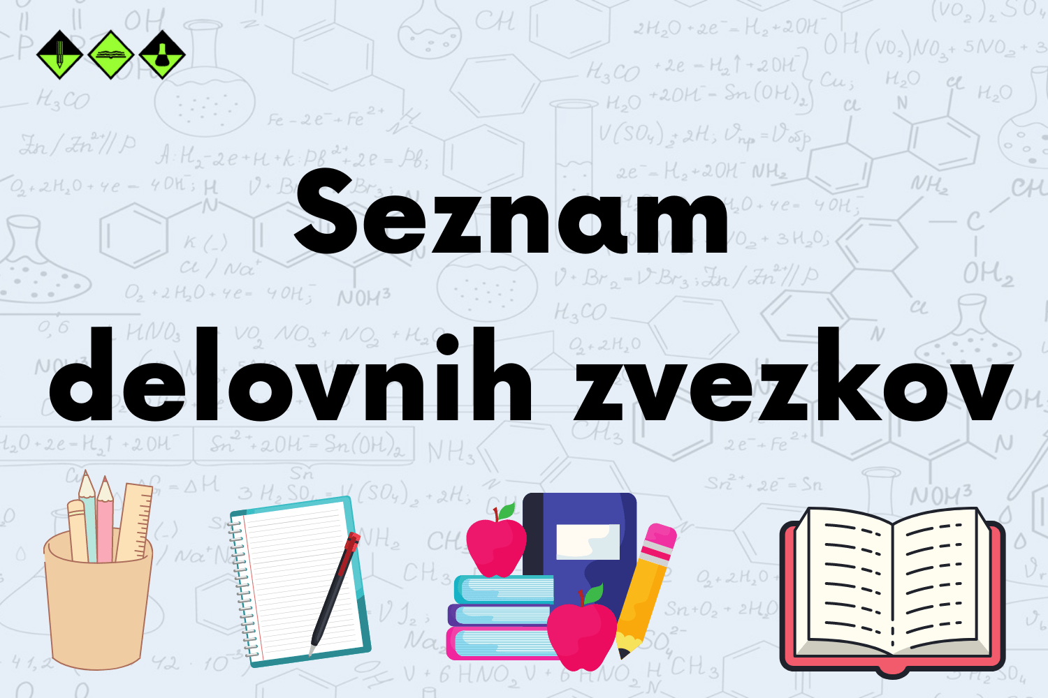 Seznam učbenikov in delovnih zvezkov Seznam učbenikov in delovnih zvezkov