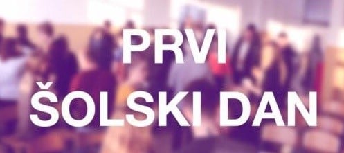 Prvi šolski dan