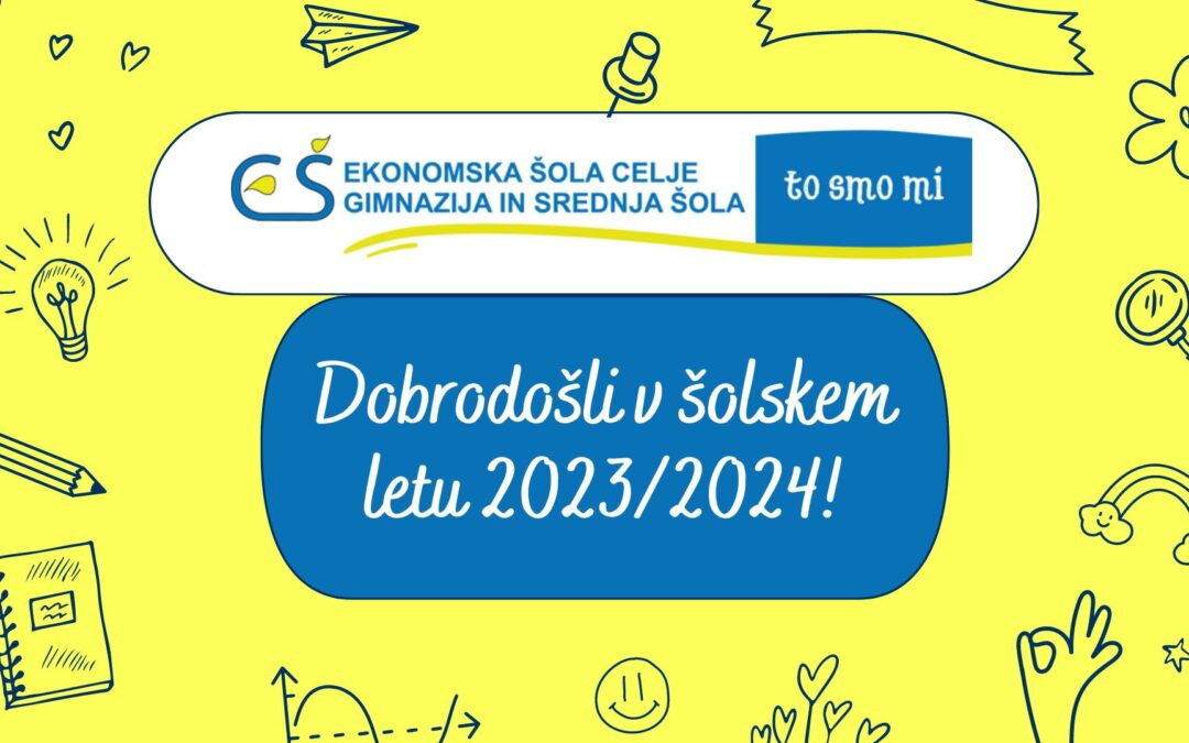 Navodila za prvi šolski dan v šolskem letu 2023/2024
